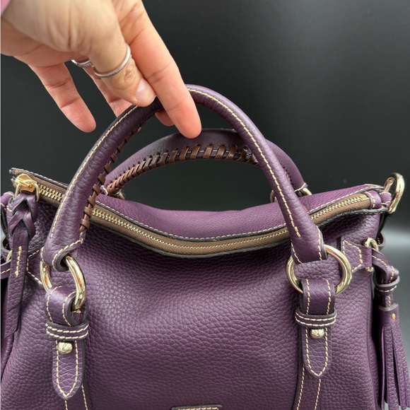 Rare Dooney And Bourke satchel PLUM - Picture 10 of 11